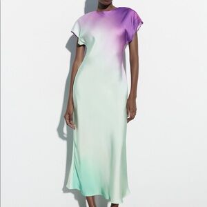 Zara Long Tie Dye Dress